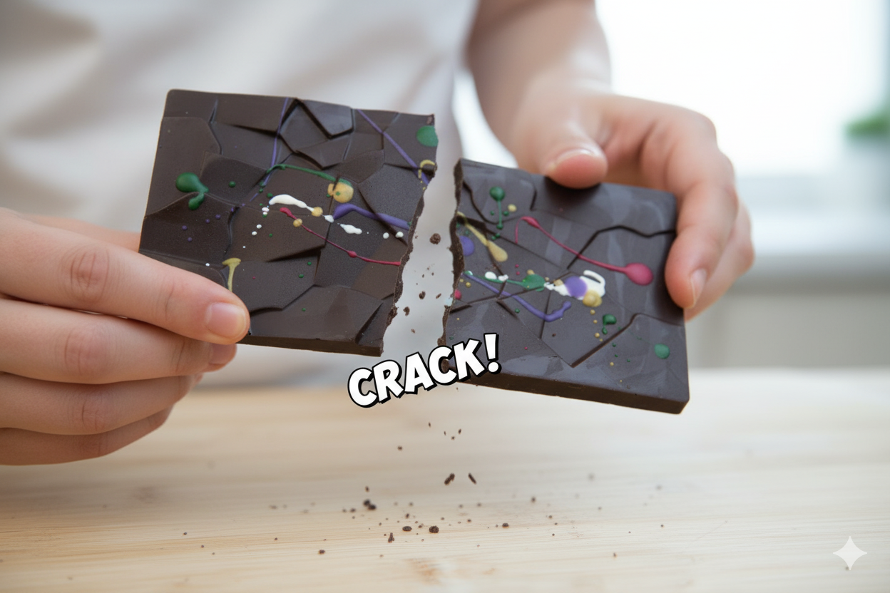 Crackle Chocolate Bars