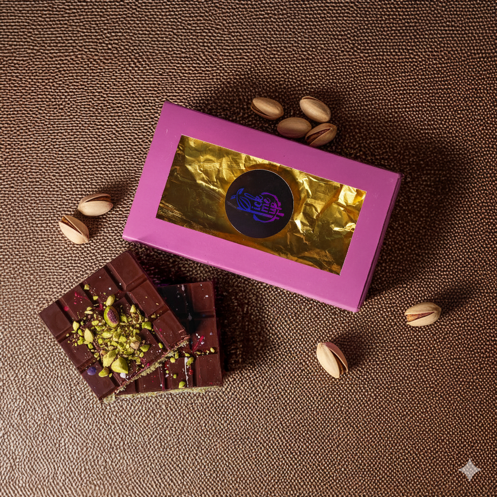 Kunafa Chocolate Bar - Pistachio - 245g