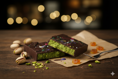 Roasted Crunchy Pistachio Praline - Crackle Chocolate - 200g